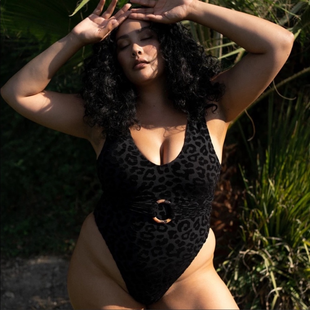 Toluca panthera Artemis one belted one piece. Size small